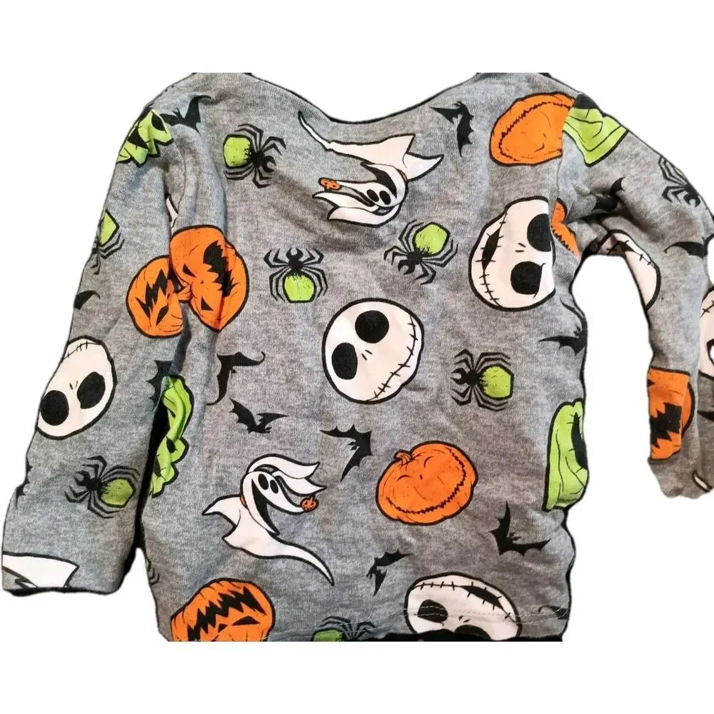 disney jack skellington pajama shirt size 3t